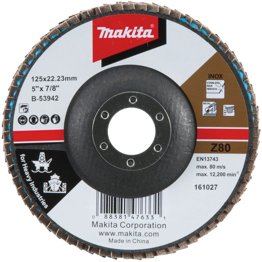 PLATEAU LAMEL x125 Z80 - MAKITA - B-53942