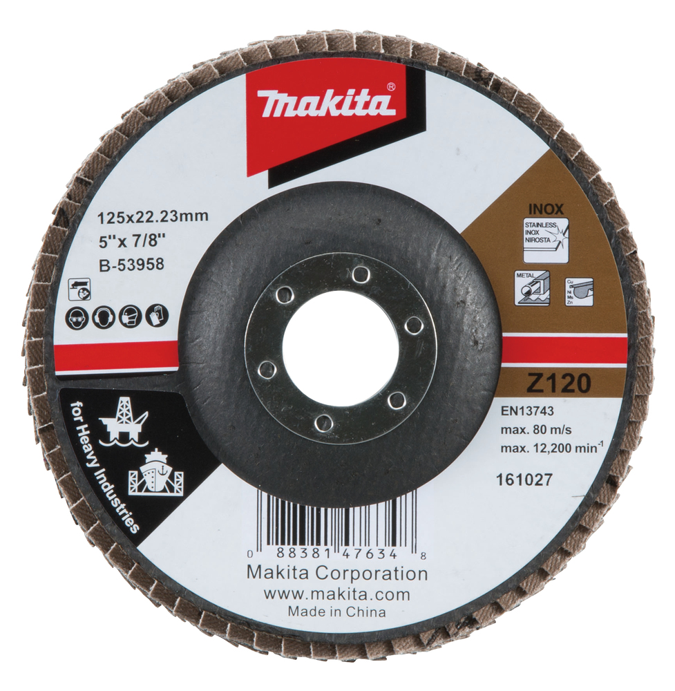 PLATEAU LAMEL x125 Z120 - MAKITA - B-53958