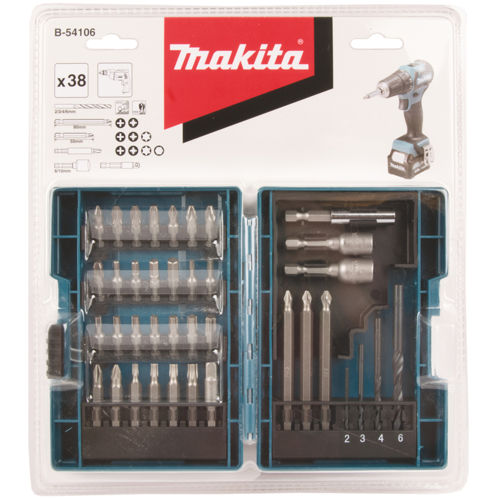 Coffret d'accessoires 38 pièces - MAKITA - B-54106
