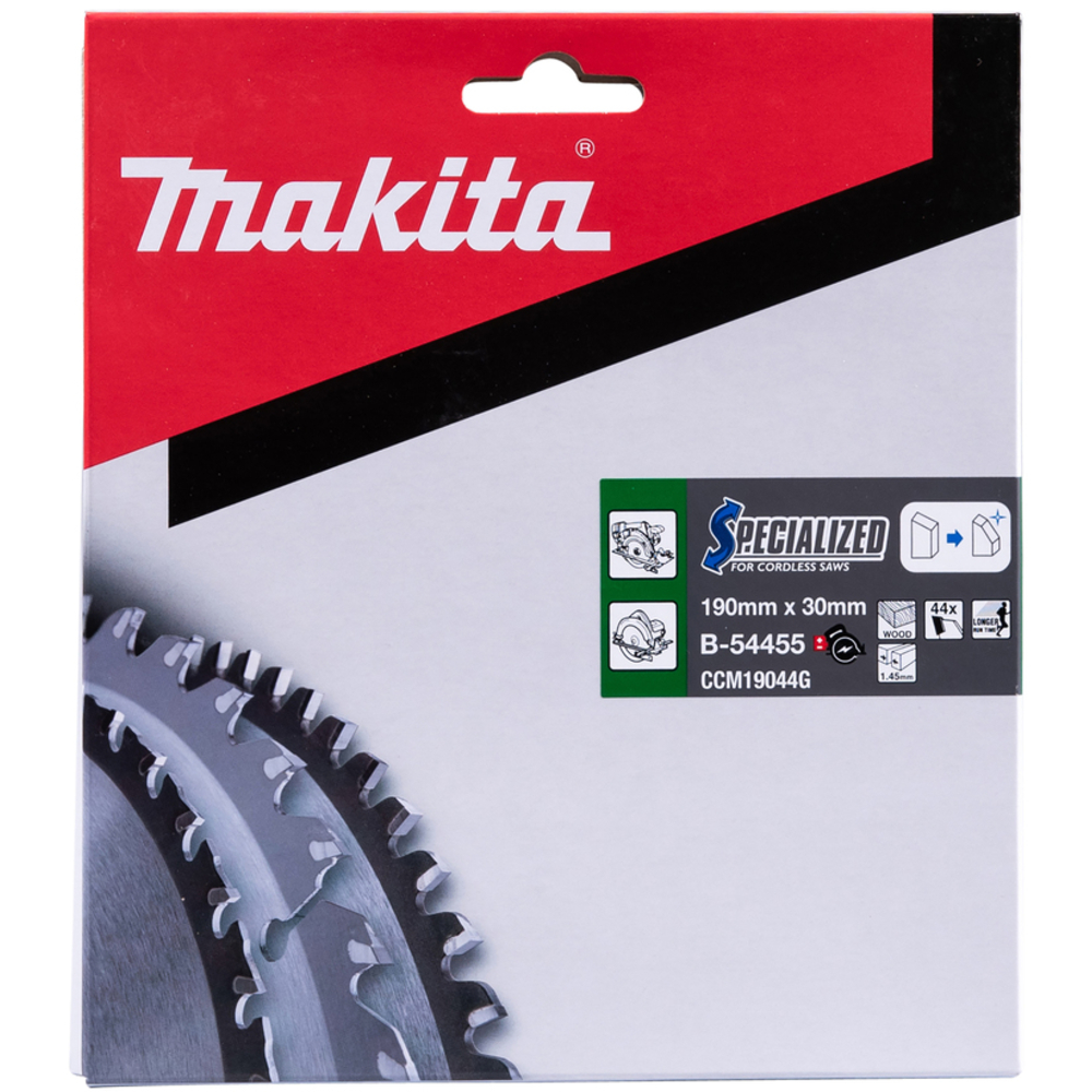 LAME TCT 190mmx44T POUR BOIS - MAKITA - B-54455