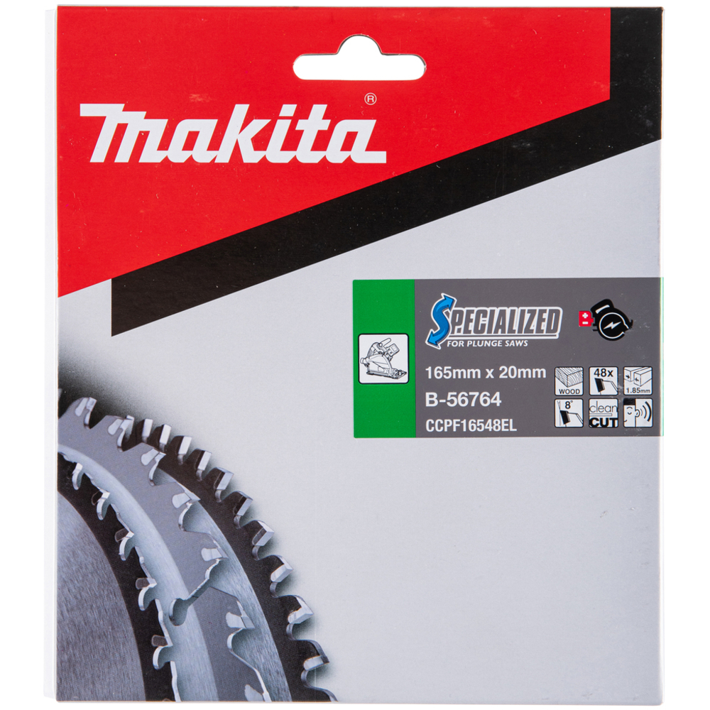 LAME CARBURE BOIS SPE PLO+BATT 165X20MM 48D - MAKITA - B-56764