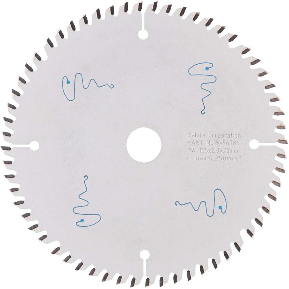 LAME CARBURE MDF SPE PLO+BATT 165X20MM 60D - MAKITA - B-56786