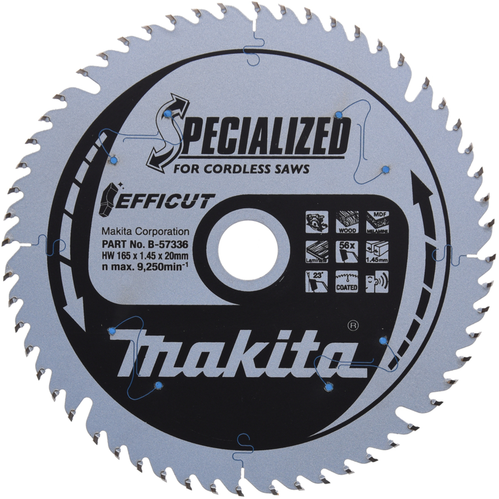LAME CARBURE MULTI-BOIS EFFICUT 165X20MM - MAKITA - B-57336