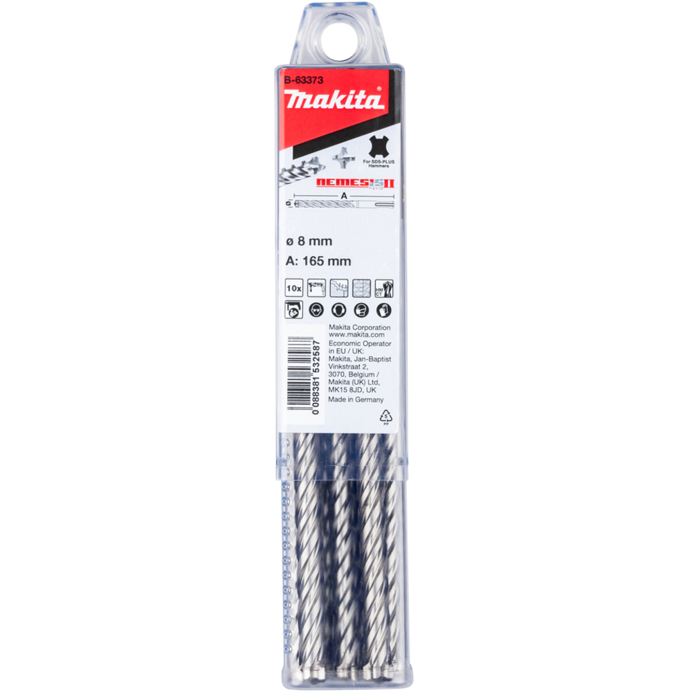 LOT DE 10 FORET SDS- MAKITA - B-63373