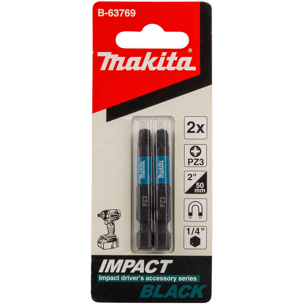 EMBOUT IMPACT BLACK PZ3 50MM 2PCS - MAKITA - B-63769