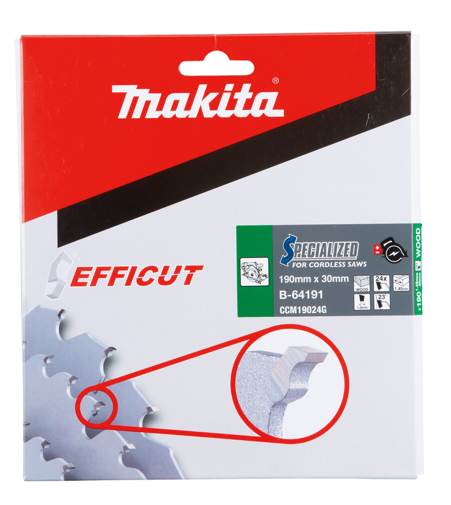 LAME BOIS 190x30x24T - MAKITA - B-64191