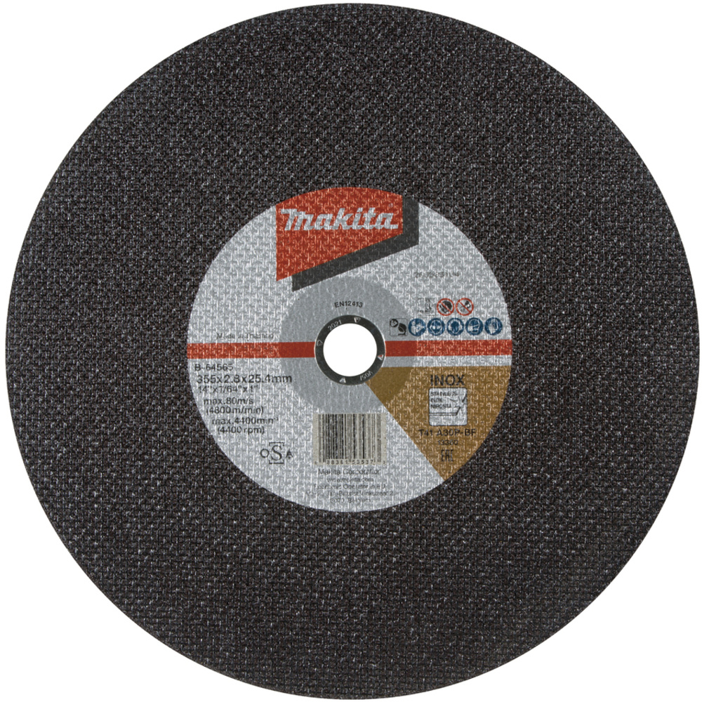 DISQ TRONC INOX 355X2,8X25,4MM A30P 5 PCS - MAKITA - B-64565-5