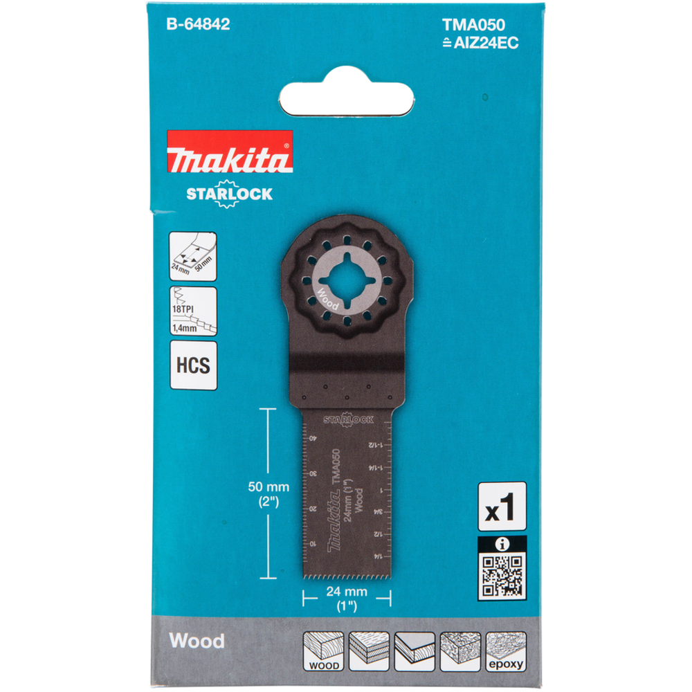 Lame plongeante HCS Bois TMA050 - MAKITA - B-64842