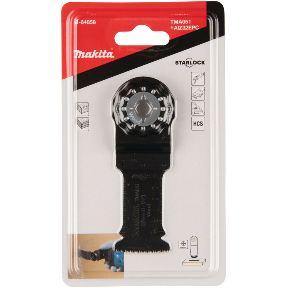 Lame plongeante HCS Bois coupe précision TMA051 - MAKITA - B-64858