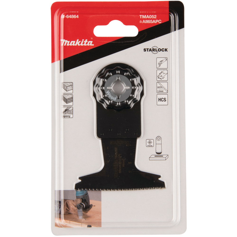 lame de scie plongeante HCS TMA052 bois 65x40 Starlock 5PCS/SET - MAKITA - B-64864