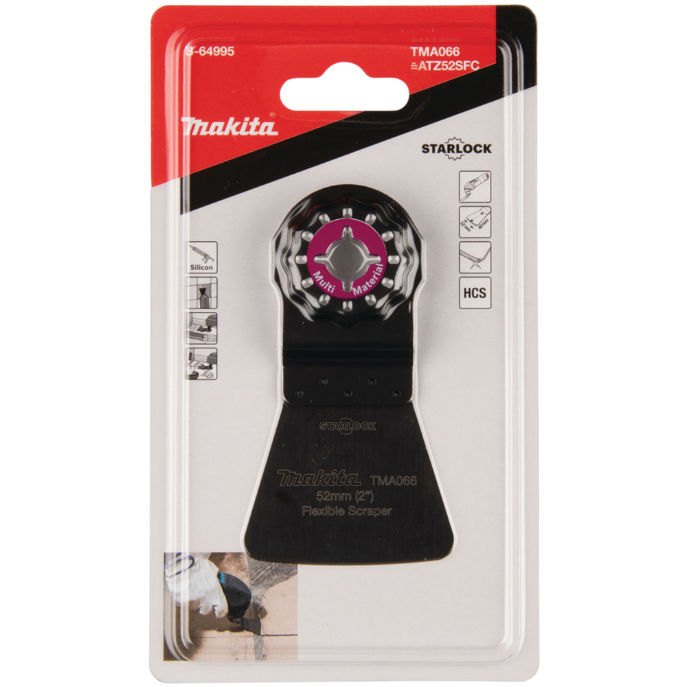 SPATULE SOUPLE HCS STARLOCK 52x40MM - MAKITA - B-64995