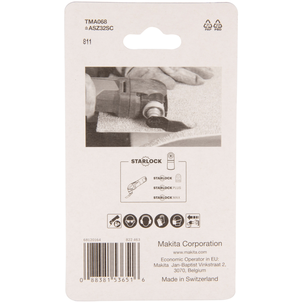 LAME COUTEAU UNIVERSEL HCS STARLOCK 11x24MM - MAKITA - B-65012