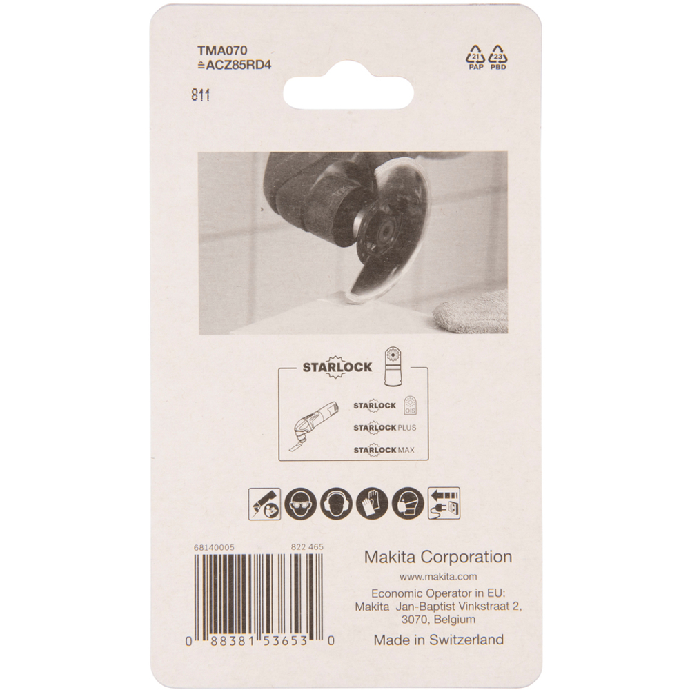 LAME SEGMENT DIAMANT STARLOCK 85MM G40 - MAKITA - B-65034