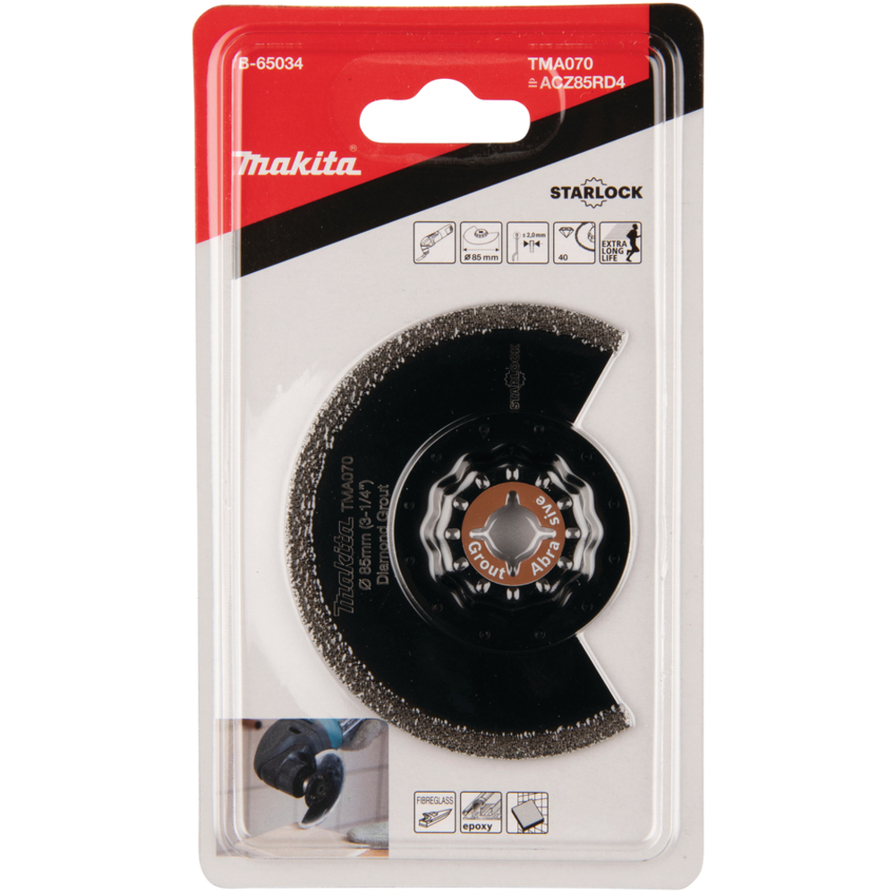 LAME SEGMENT DIAMANT STARLOCK 85MM G40 - MAKITA - B-65034