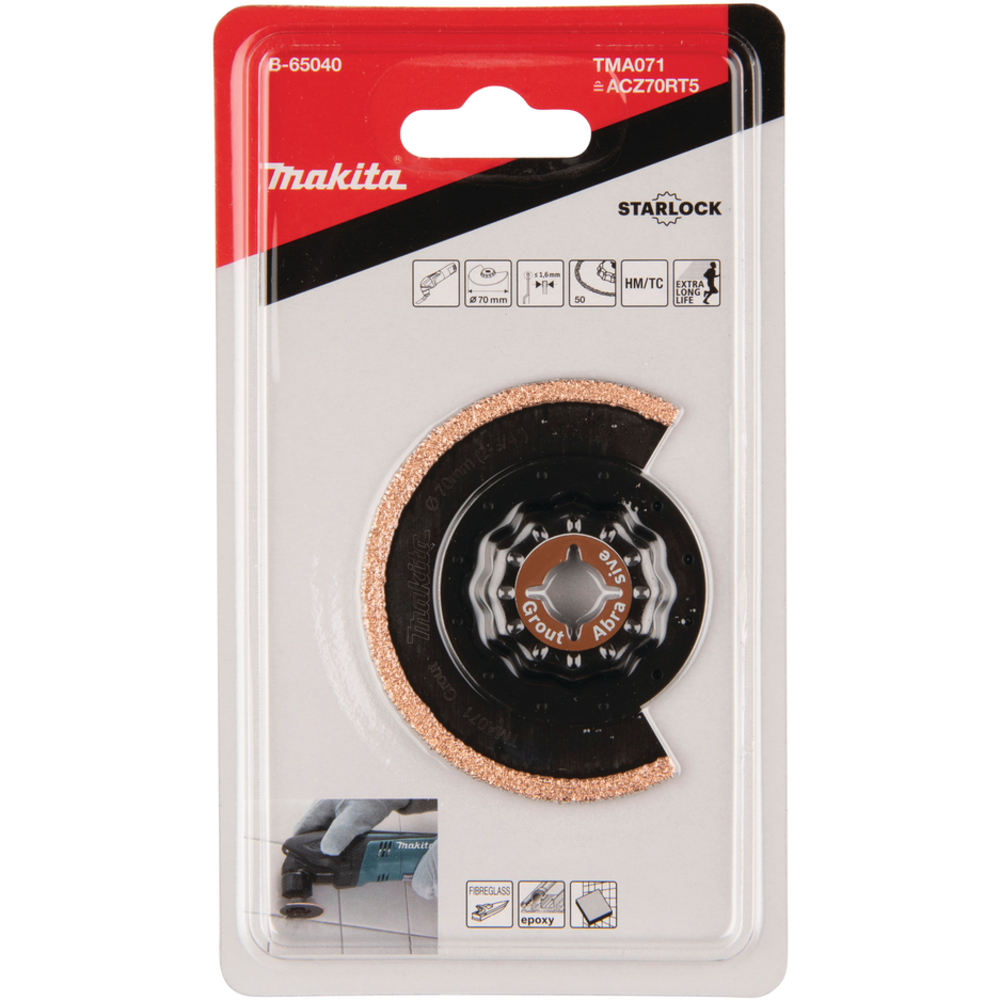 LAME SEGMENT CONC. CARBURE STARLOCK 70MM G50 - MAKITA - B-65040