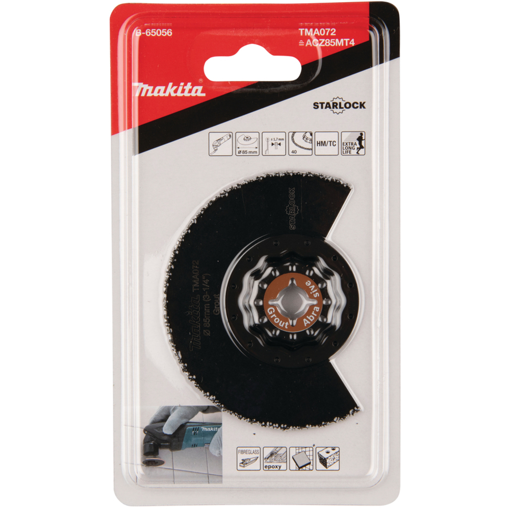 LAME SEGMENT A CONC CARBURE 85MM TMA072 - MAKITA - B-65056