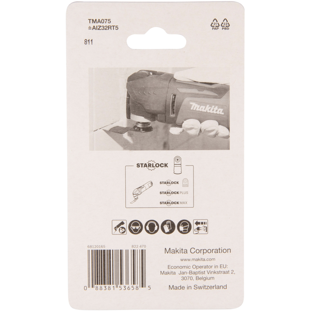 LAME PLONGEANTE CONC. CARBURE STARLOCK 32x30MM - MAKITA - B-65084