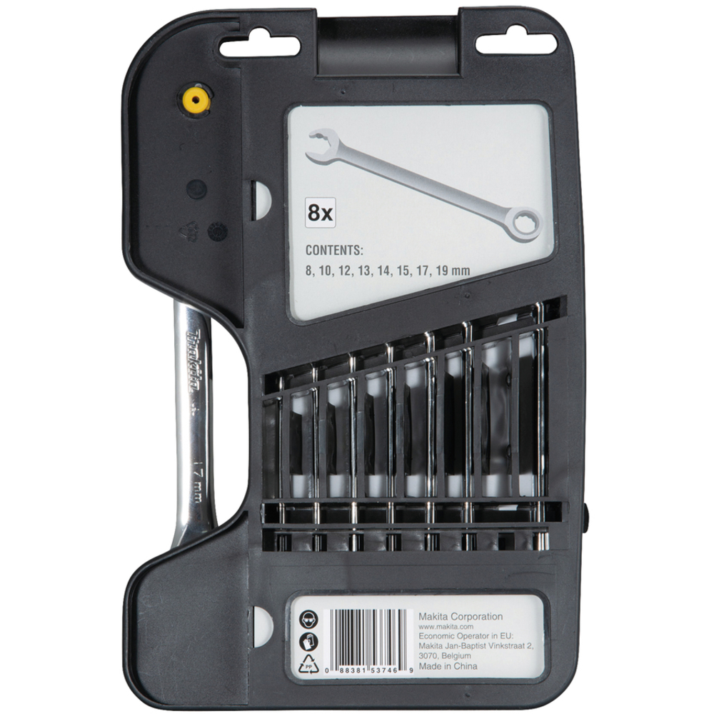 JEU DE 8 CLES MIXTES A SERRAGE RAPIDE - MAKITA - B-65523