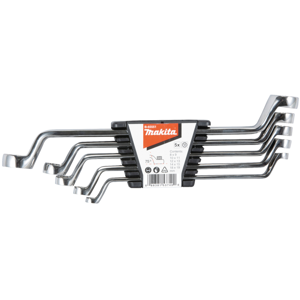 ENSEMBLE CLES POLYGONALES, 5PCS - MAKITA - B-65551