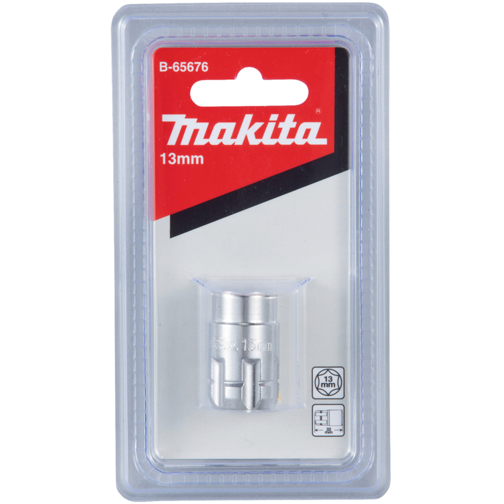 DOUILLE POUR CLE A CLIQUET 13MM - MAKITA - B-65676