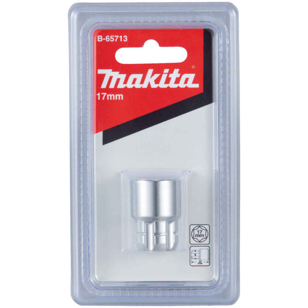 DOUILLE POUR CLE A CLIQUET 17MM - MAKITA - B-65713