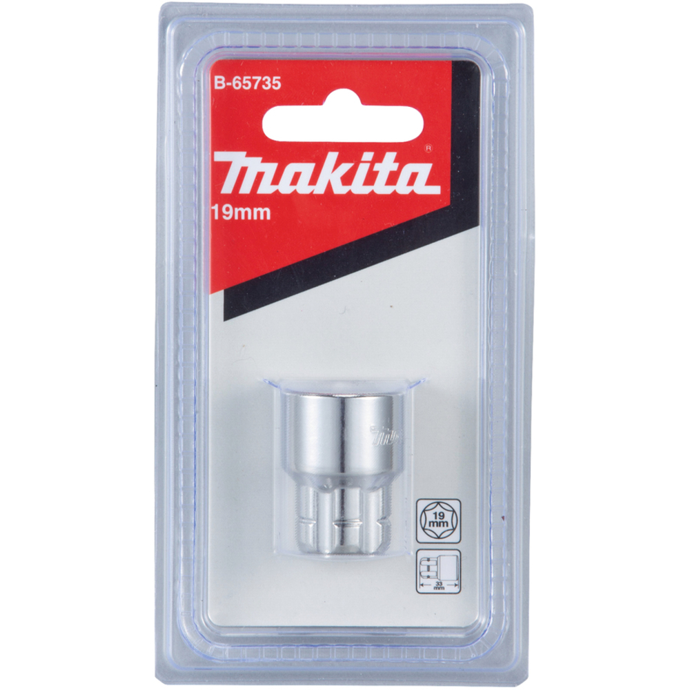 DOUILLE POUR CLE A CLIQUET 19MM - MAKITA - B-65735