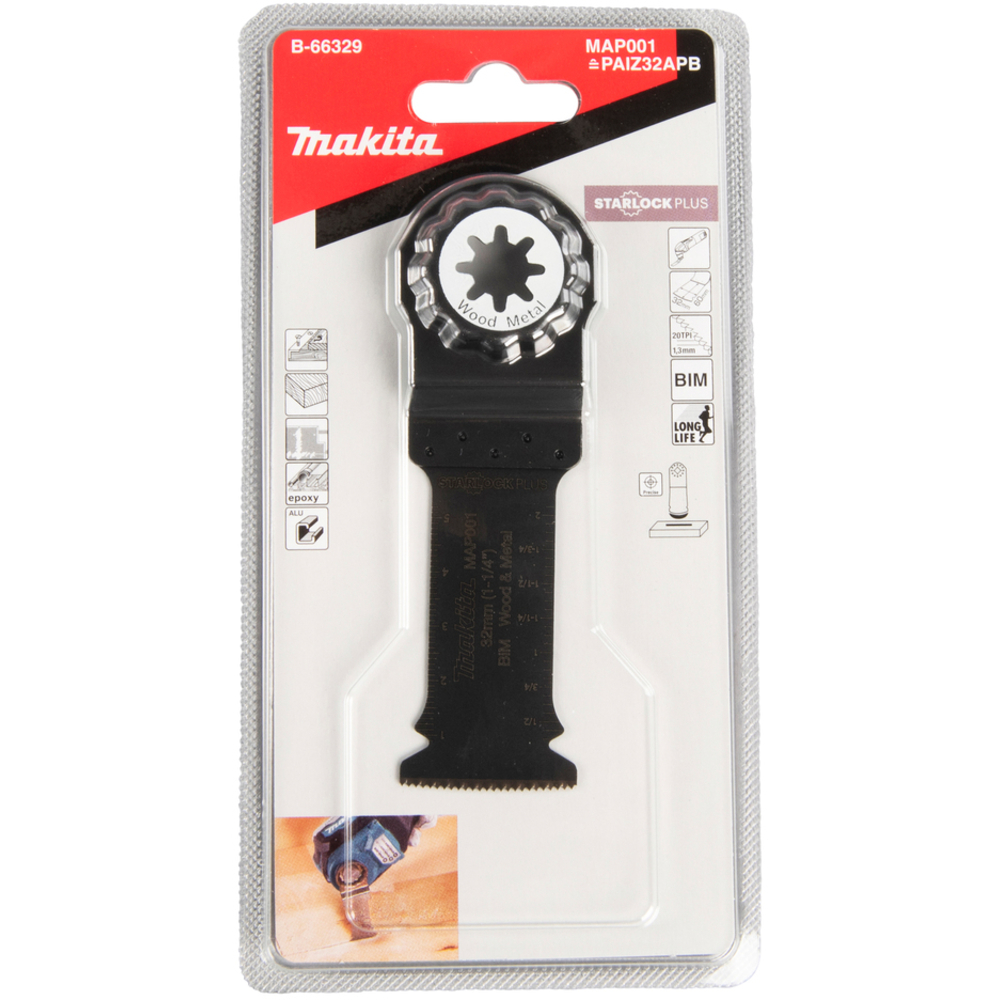 LAME PLONGEANTE STARLOCK PLUS BOIS METAL - MAKITA - B-66329