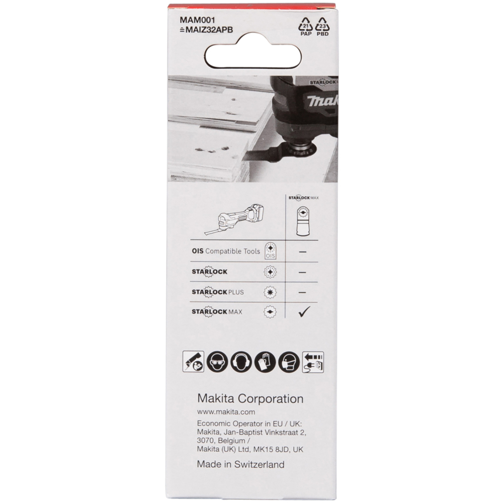 SET 5 LAMES PLONGEANTES STARLOCK MAX BOIS METAL - MAKITA - B-66400-5