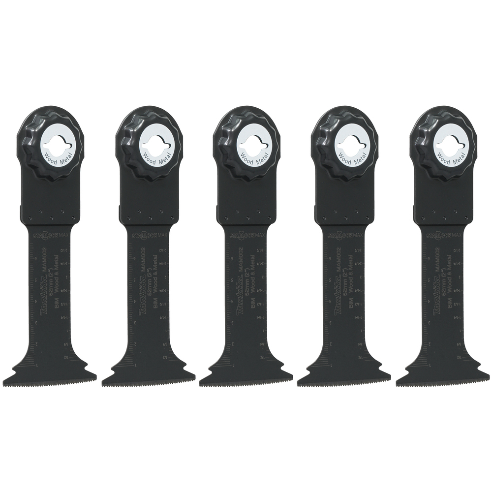 SET 5 LAMES PLONGEANTES STARLOCK MAX BOIS METAL - MAKITA - B-66416-5