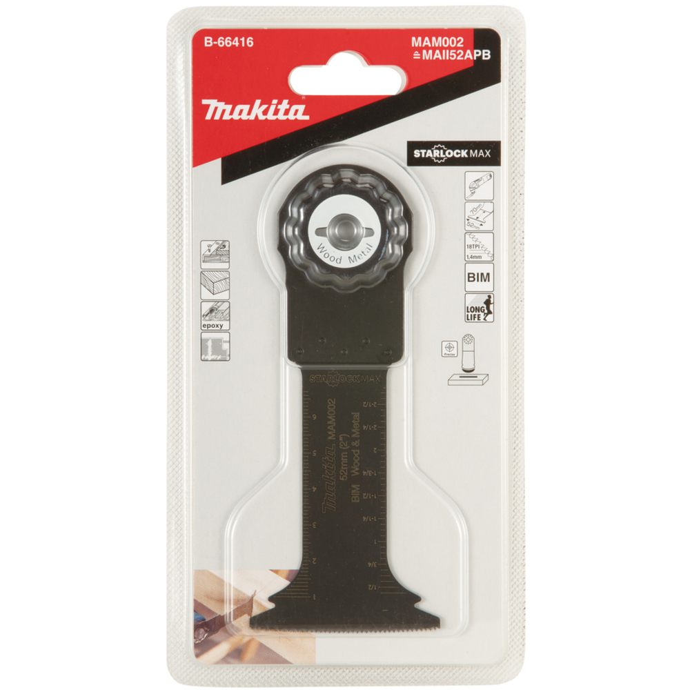 LAME PLONGEANTE STARLOCK MAX BOIS METAL - MAKITA - B-66416