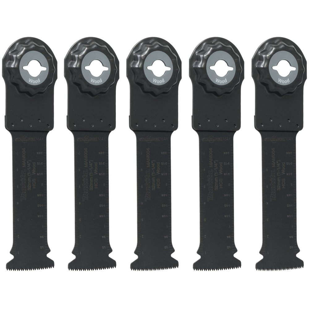 SET 5 LAMES PLONGEANTES STARLOCK MAX BOIS - MAKITA - B-66438-5