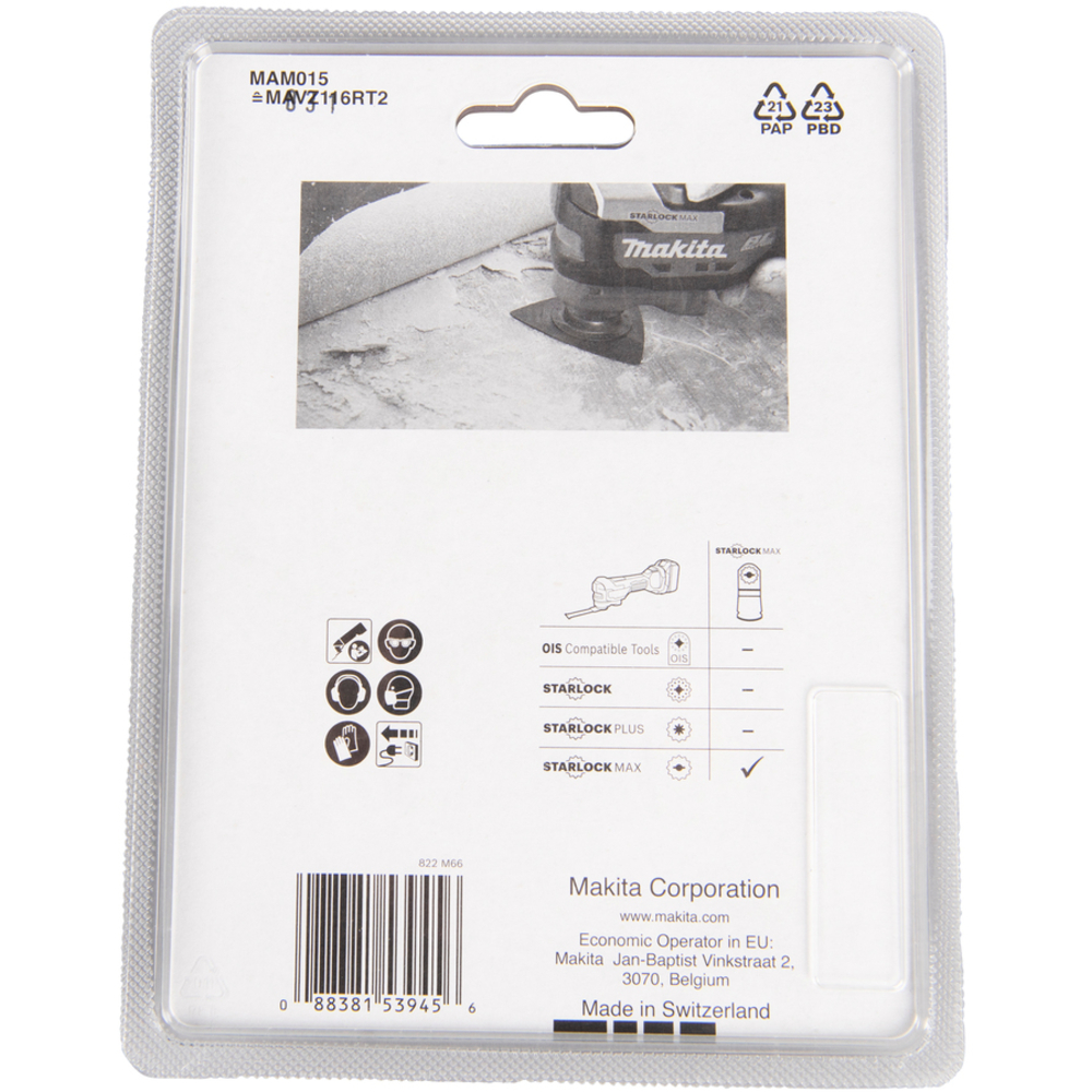 PLATEAU DE PONCAGE CARBURE STARLOCK MAX - MAKITA - B-66553