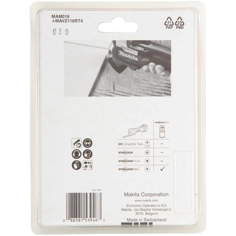 PLATEAU DE PONCAGE CARBURE STARLOCK MAX - MAKITA - B-66569