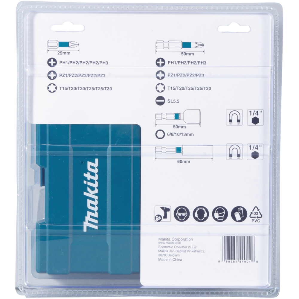 COFFRET IMPACT BLACK 35PCS - MAKITA - B-66880