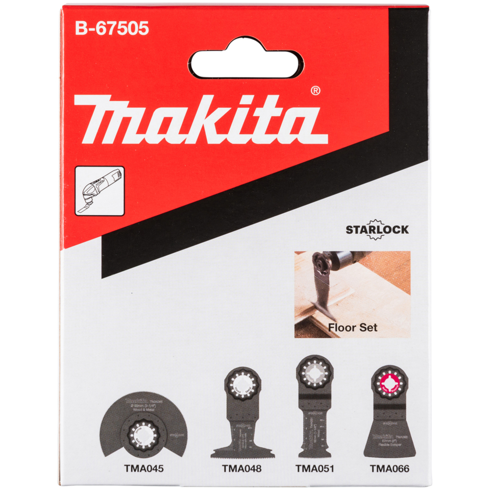 KIT PARQUET STARLOCK 4PCS TMA045/048/051/066 - MAKITA - B-67505