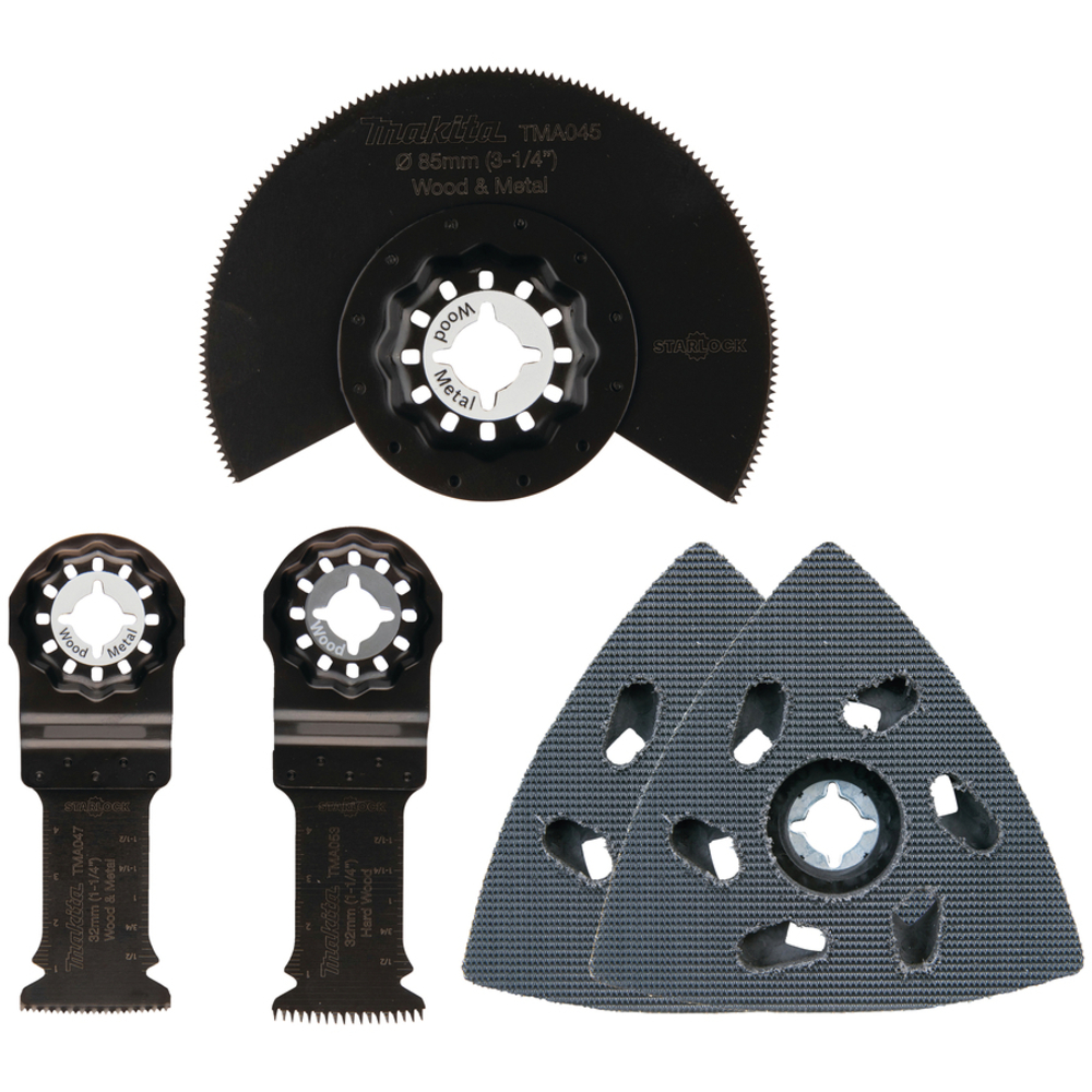 ENSEMBLE 5 ACCESSOIRES POUR DÉCOUPEUR PONCEUR : BOIS - MAKITA - B-67511