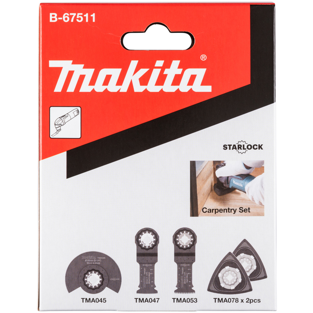 ENSEMBLE 5 ACCESSOIRES POUR DÉCOUPEUR PONCEUR : BOIS - MAKITA - B-67511