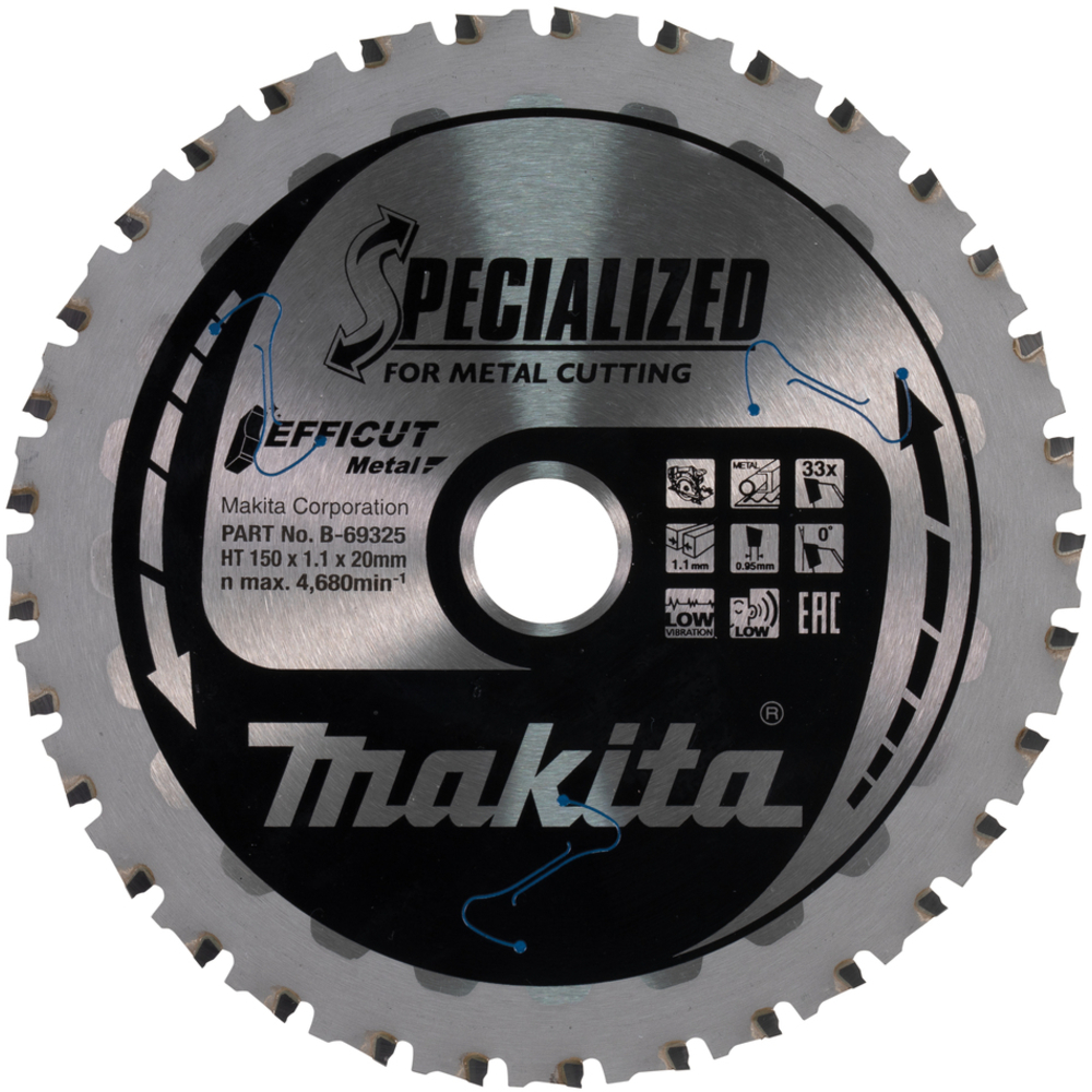 LAME CARB METAL EFFICUT 150X20MM 33D - MAKITA - B-69325