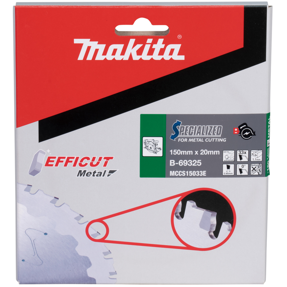 LAME CARB METAL EFFICUT 150X20MM 33D - MAKITA - B-69325