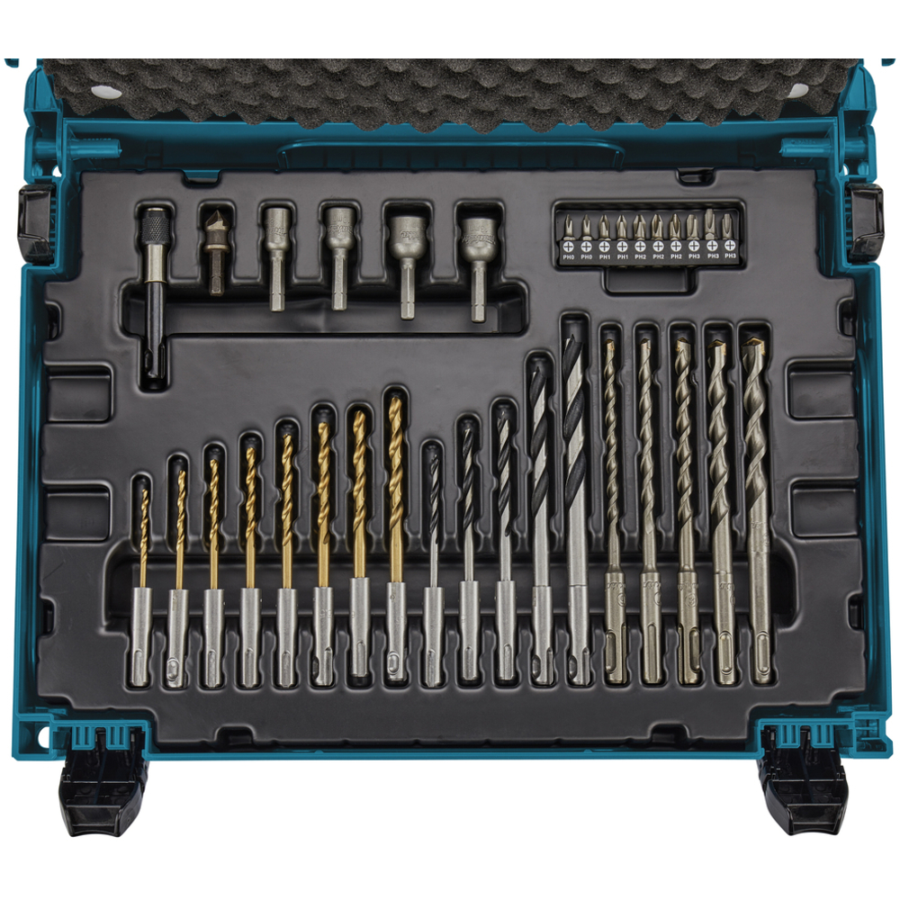 COFFRET MAKPAC FORET SDS PLUS 65PCS - MAKITA - B-69478