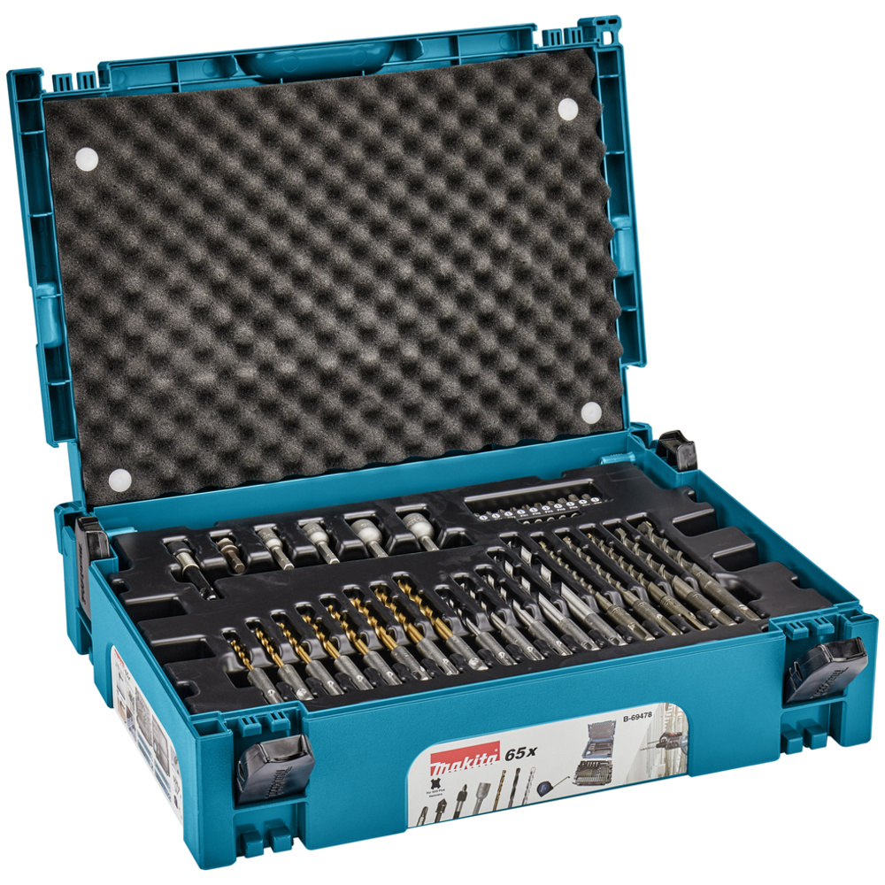 COFFRET MAKPAC FORET SDS PLUS 65PCS - MAKITA - B-69478