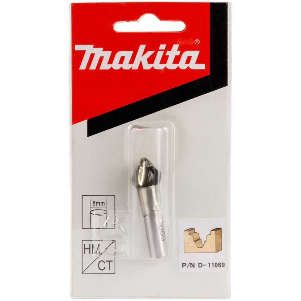 FRAISE DOUCINE Q 8 DIA 12.7 - MAKITA - D-11069