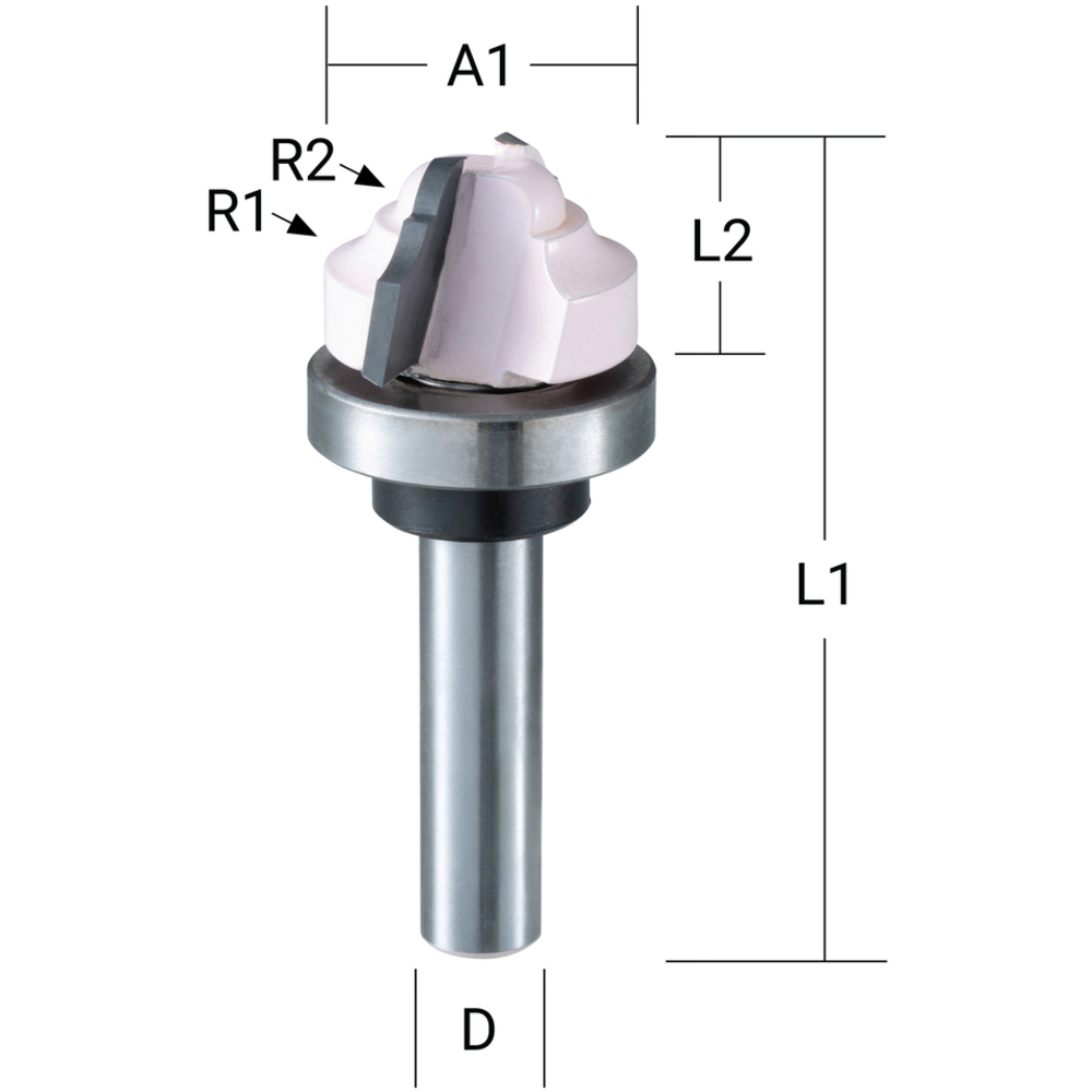 FRAISE MULTI PROFILS D22 Q8 - MAKITA - D-11156