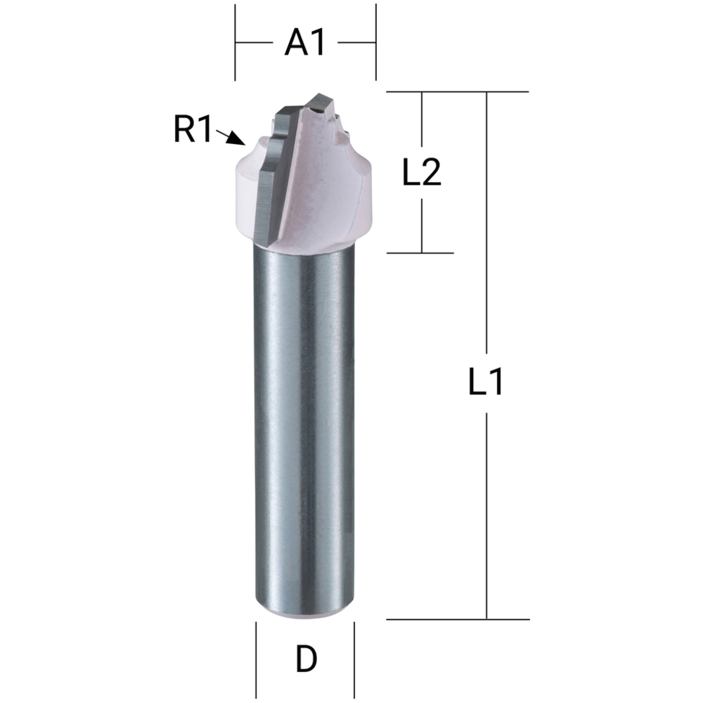 FRAISE MULTIPROFIL Q8 D22 - MAKITA - D-11178