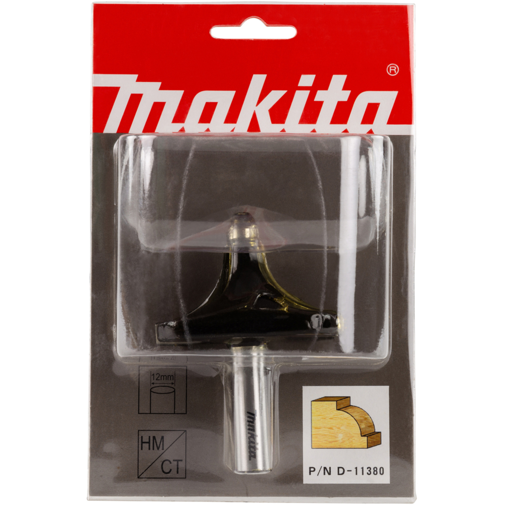 FRAISE 1/4 ROND PROF/D63.5 Q12 - MAKITA - D-11380