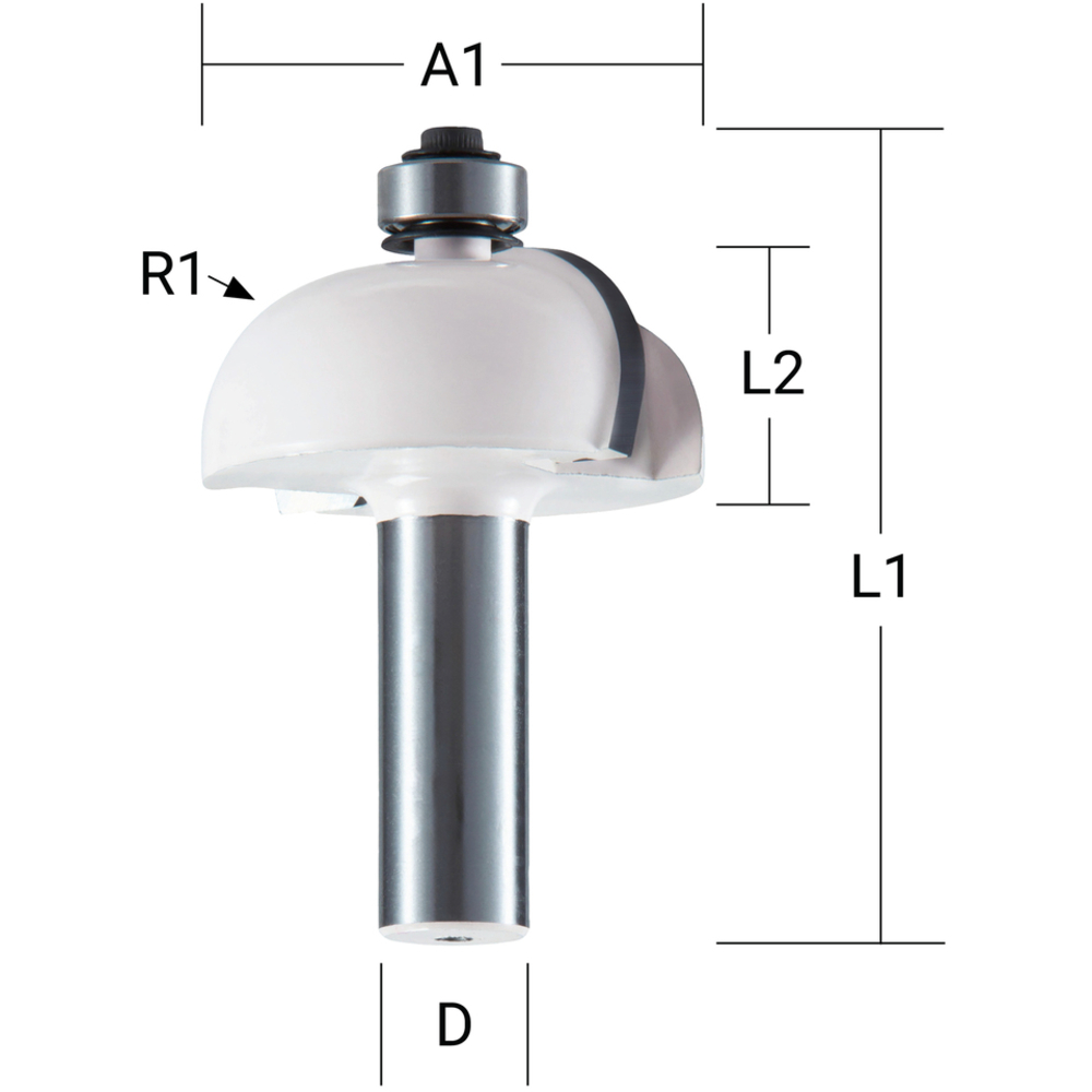 FRAISE A CONGE+RLT Q8 D15.5 - MAKITA - D-11433