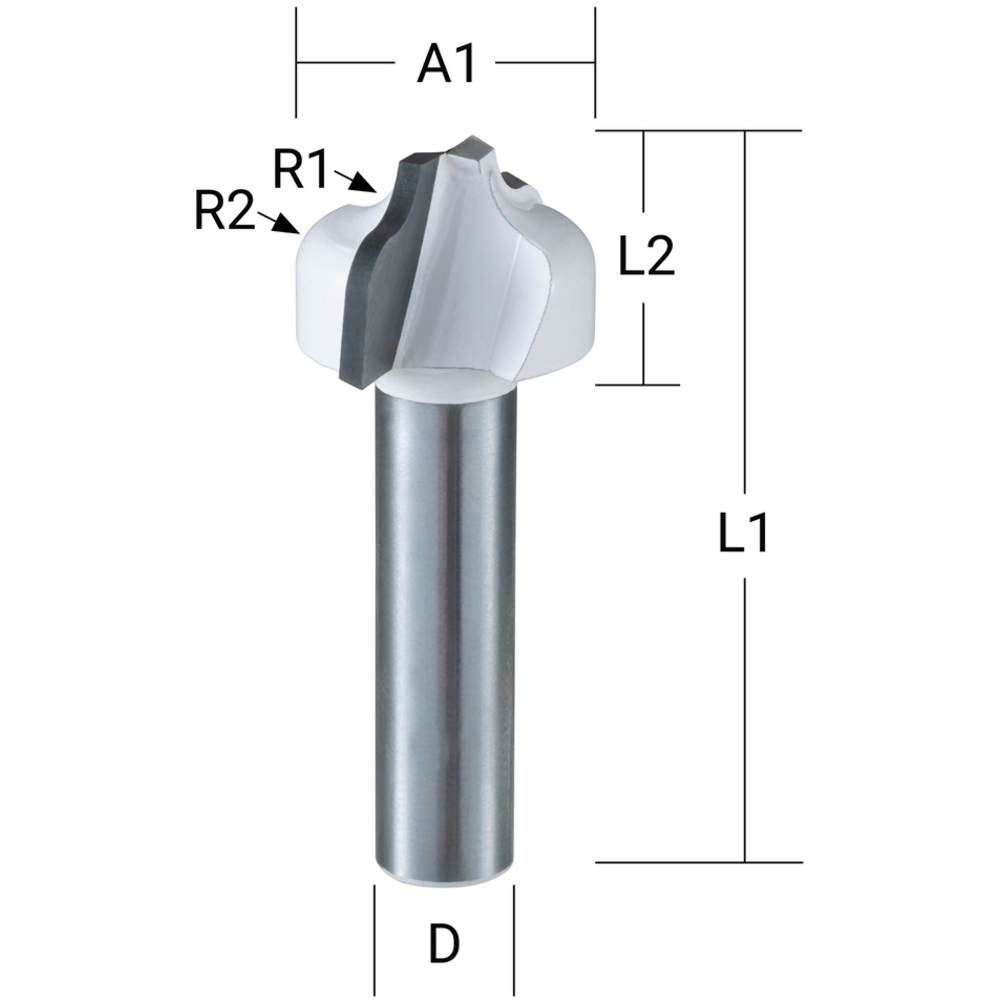 FRAISE A PROFILER D34.9 Q8 - MAKITA - D-11586