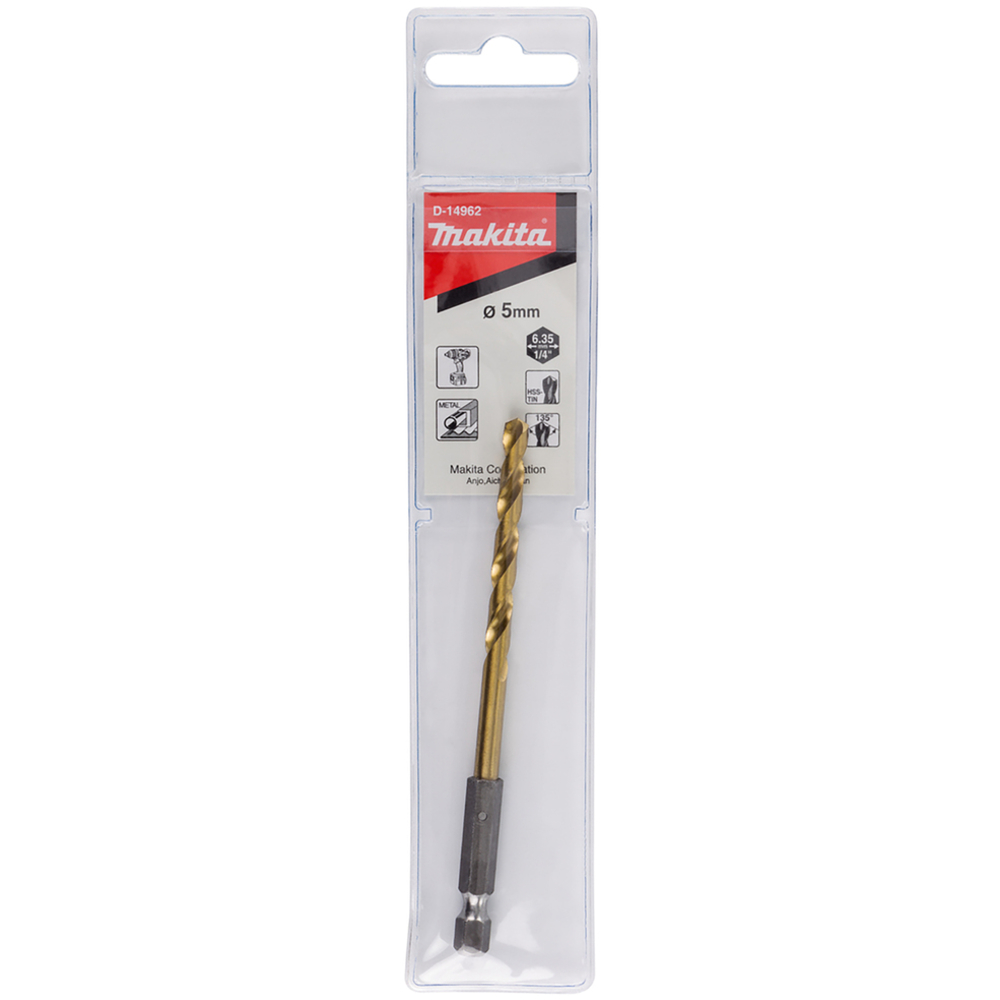 FORET A METAUX HSS 5,0 DIN - MAKITA - D-14962