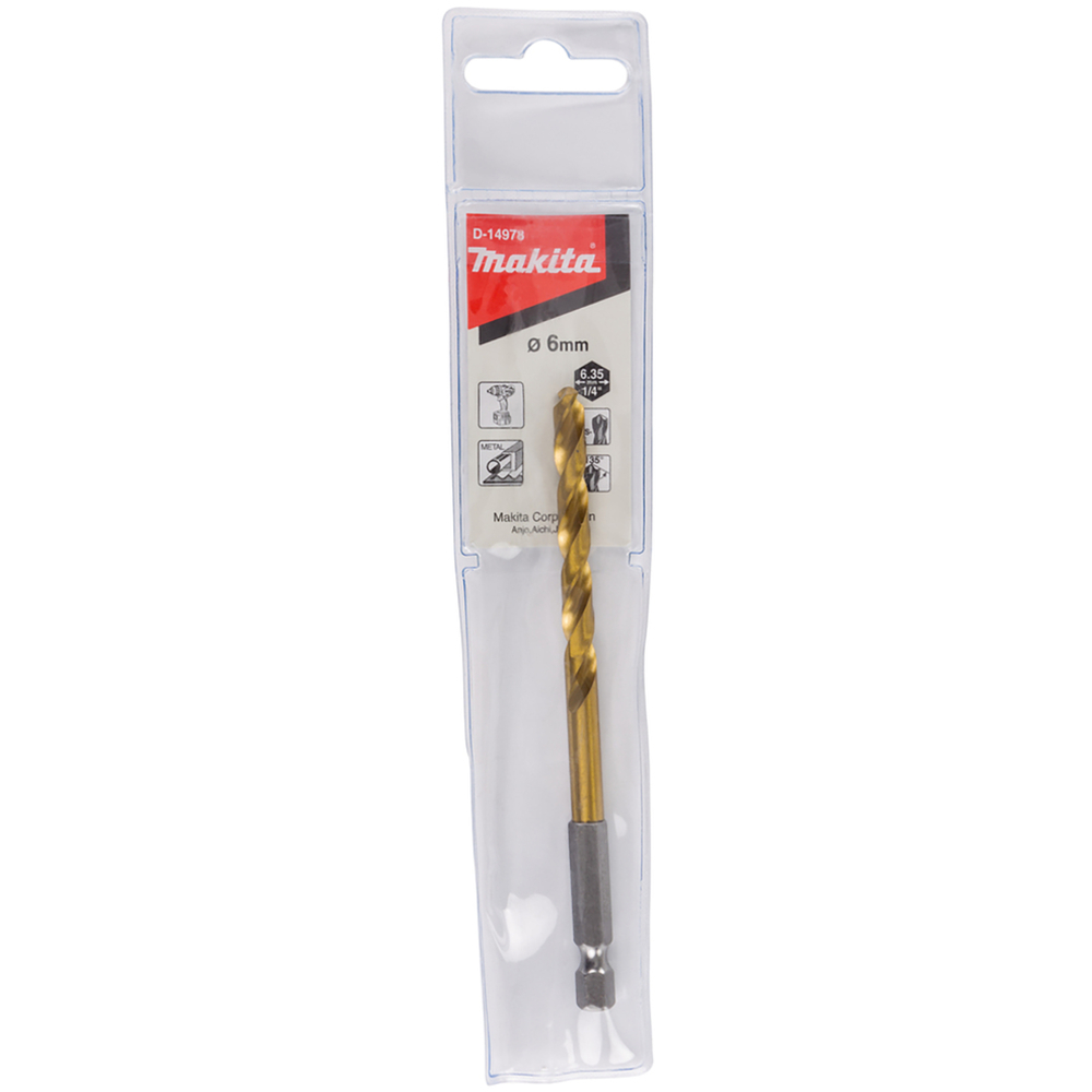 FORET A METAUX HSS 6,0 DIN - MAKITA - D-14978
