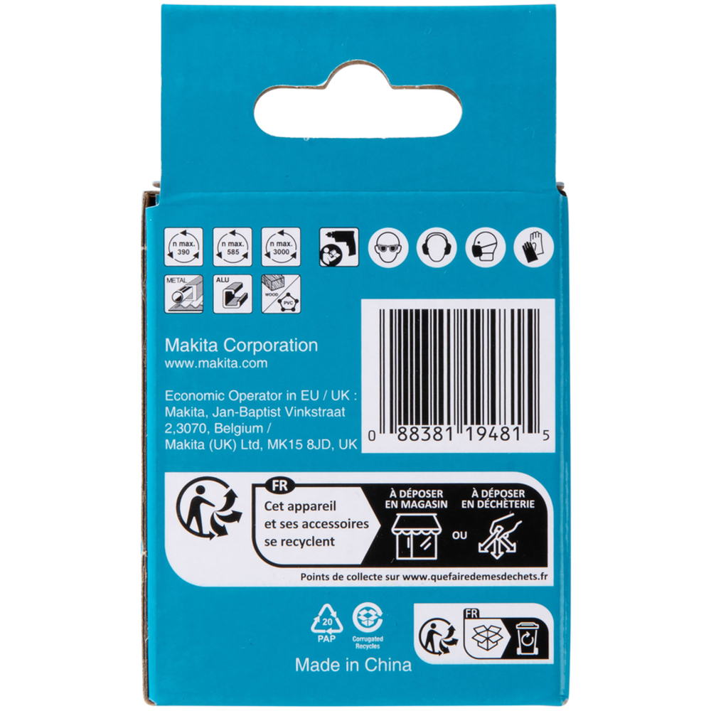 SCIE CLOCHE D22 MM BI-MÉTAL POUR PERCEUSES - MAKITA - D-17011